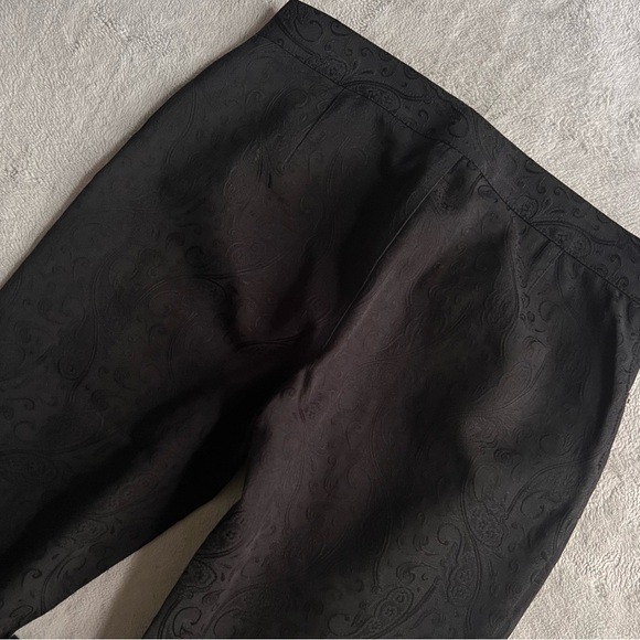 Dolce & Gabbana D&G Floral Paisley Jacquard Tailored Trouser Pants Black - Picture 9 of 17